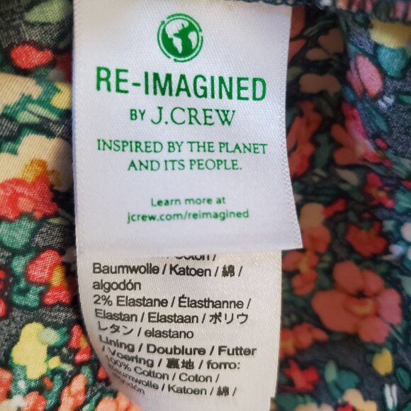 Crewcuts Girls Floral Smocked Long Sleeve Dress - Size 10 | Boho Fit & Flare Sty - Picture 4 of 10